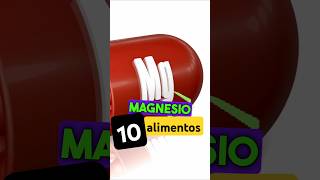 10 alimentos ricos en MAGNESIO que debemos conocer shorts [upl. by Melbourne]