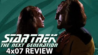 Star Trek The Next Generation Season 4 Episode 7 Reunion Review [upl. by Enniotna828]