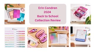 Erin Condren Back to School 2024 Review  My Sneak Peek with Victoria [upl. by Wilek]