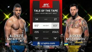 Alonzo Menifield Vs Askar Mozharov [upl. by Lennor479]