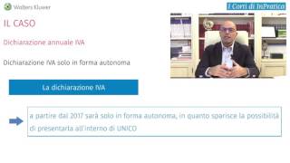 Dichiarazione annuale IVA 2017 – Il Caso [upl. by Olinad703]