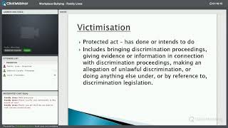 Workplace Bullying Webinar [upl. by Mudenihc]