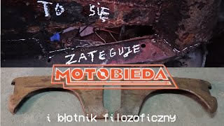 Zmiana biegów przez podłogę w Fiacie 125p i błotniki z OBRSO  polski Polski Fiat 4  MotoBieda [upl. by Nagaek]