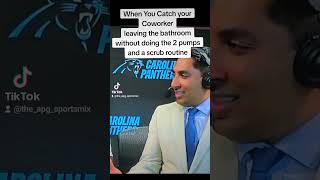 Carolina panthers Announcer left hanging lol carolinapanthers nfl preseason stevesmith [upl. by Hoo518]