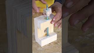 Make a Woodworking Vise  Drill Press Vise shorts woodworking trending [upl. by Sokram]