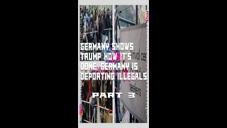 GERMAN DEPORTATION GERMANY SHOWS TRUMP HOW ITS DONE [upl. by Arriek]