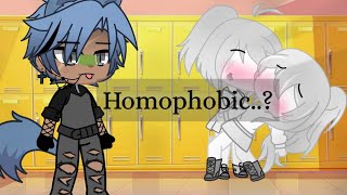 Homophobic Gacha Club Gay love Story 13 Roses Christmas Special [upl. by Saito]