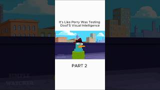 Doofenshmirtzs Visual Intelligence PART 2 phineasandferb cartoon shorts [upl. by Arrad]