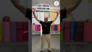 Easy Exercises For Frozen Shoulder And migraineFrozen Shoulder Treatment [upl. by Hareehahs676]