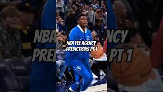 NBA free agency predictions pt 1 shorts nba nbafreeagency [upl. by Klenk]