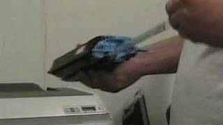 Installing a toner cartridge in a HP LaserJet 2605dn [upl. by Wasson]