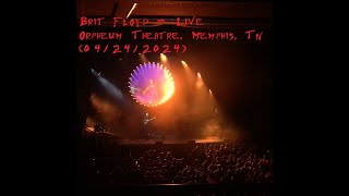 Brit Floyd  Live  Orpheum Theatre Memphis TN  04242024 [upl. by Tiny]