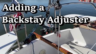 Adding a Backstay Adjuster [upl. by Ayekim181]