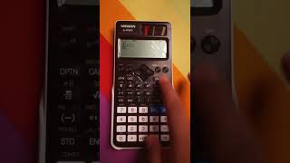 How to do Summation by FX 991EXcalculator shorts VIRAL [upl. by Thedrick31]