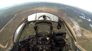 HD Cockpit View Flight MiG29 Poland Air Force [upl. by Erbes]