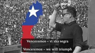 Venceremos in Swedish Rare  Chilean pro Allende song English  Spanish subs [upl. by Atsyrt]