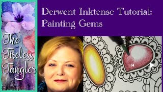 Derwent Inktense Gem Tutorial [upl. by Greenes]