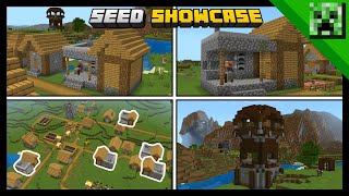 FIVE BLACKSMITH VILLAGE and PILLAGER OUTPOST at Spawn Seed  Minecraft Bedrock amp Java Edition 119 [upl. by Durward]