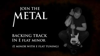 backing track in Eb Em with Eflat tuning nice melodic metal track [upl. by Stacee]