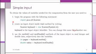 Lesson 04 Basic Input Output in Java 2022 [upl. by Julita]