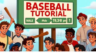 Tutorial de beisbol para niños [upl. by Adlei838]