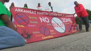 Arkansas MLK Commission holds antibullying campaign at Lincoln Memorial [upl. by Nett]