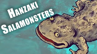 Hanzaki The Monstrous Salamander  Japanese Yokai Folklore [upl. by Herzberg]