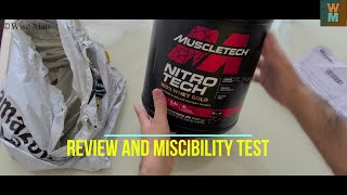 Muscletech Nitrotech 100 Whey Gold Protein Review [upl. by Fitzger]