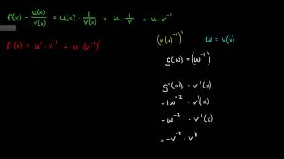 86  Derivasjon brøkregel kvotientregel  Bevis R1 [upl. by Weiss]