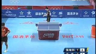 2012 China Warmup Matches for Olympics ZHANG Jike  MA Long Full MatchChinese [upl. by Mont]