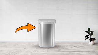 Ninestars DZT 8035 Motion Sensor Trash Can Review Smart Waste Management 2024 [upl. by Solraced]