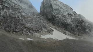 Zugspitze Stopselzieher  Einstieg Klettersteig  Übersicht [upl. by Llehcram]