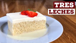 Tres Leches Cake Recipe  Just Cook [upl. by Mychal]