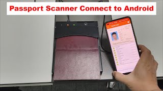 Passport Scanner Connect to Android  PPR100 PLUS [upl. by Lippold166]