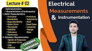 Instrumentation  Characteristics of Instruments  EMI  Lecture 02  2020  RPEducare [upl. by Emilia741]