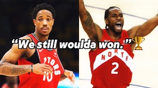 Are The Raptors still winning the NBA championship with Demar Derozan instead of Kawhi in 2019 [upl. by Ayiak]