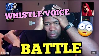 VOCAL COACH Reaction To WHISTLE VOICE BATTLE 🔥 Dimash vs Georgia Brown🔥🔥 [upl. by Anivle344]