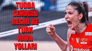 TUGBA SENOGLU RESMI KE TURK HAVA YOLLARI ‼️ [upl. by Syned]