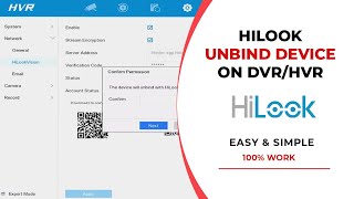 How to unbind device hilook dvr  hilook unbind device [upl. by Eikram]