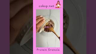 Protein Granola energy boosting snacks 1 done [upl. by Seda]