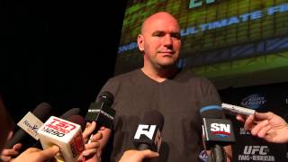 UFC 161 Dana White PreFight Media Scrum [upl. by Sidran]