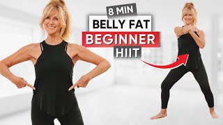 8Minute Standing Abs Lower Belly Fat Workout  BEGINNER [upl. by Laine443]