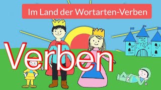 Verben 🟥Im Land der Wortarten🌄 Deutsch lernen Grundschule Grammatik Personalform Wortarten [upl. by Ayidan994]