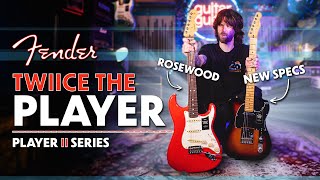 Fender Player II Demo  Strats Teles amp Upgrades [upl. by Anet]