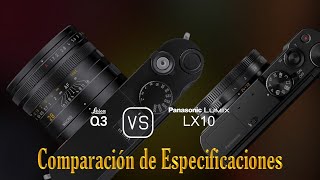 Leica Q3 vs Panasonic Lumix LX10 Una Comparación de Especificaciones [upl. by Leanard]