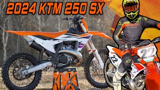 2024 KTM 250SX  FIRST RIDE 💨 [upl. by Ventura]