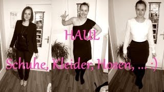 HAUL Klamotten Schuhe Kleider Hosen [upl. by Innoj]