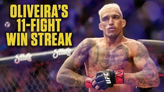 The best of Charles Oliveira’s 11fight win streak  UFC 280  ESPN MMA [upl. by Foulk]