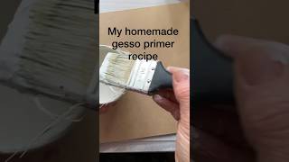 Homemade Gesso Primer Recipe [upl. by Anawt]