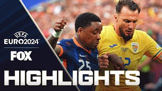 Romania vs Netherlands Highlights  UEFA Euro 2024  Round of 16 [upl. by Odnomyar497]